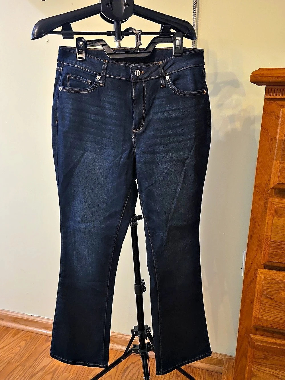 Sonoma Straight Leg Jeans in Blue Size 14 Like New